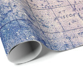 ヴィンテージ天球世界地図(14) ラッピングペーパー (ロールコーナー)