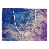 ヴィンテージ天球世界地図(14) ラージペーパーバッグ (裏面)