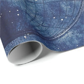 ヴィンテージ天球世界地図(2) ラッピングペーパー (ロールコーナー)