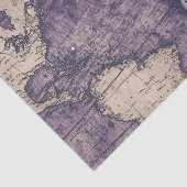 ヴィンテージ天球世界地図(3) 薄葉紙 (詳細)