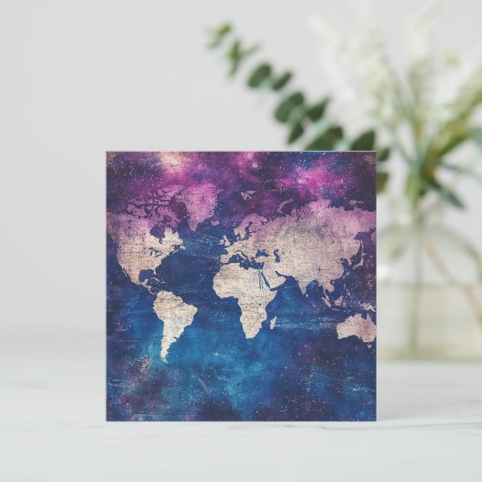 ヴィンテージ天球世界地図(4) (スタンド正面)