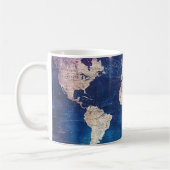 ヴィンテージ天球世界地図(4) コーヒーマグカップ (左)