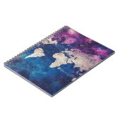 ヴィンテージ天球世界地図(4) ノートブック (左側)