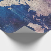 ヴィンテージ天球世界地図(4) ラッピングペーパー (角)