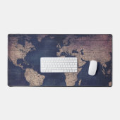 ヴィンテージ天球世界地図(5) デスクマット (キーボード&マウス)