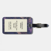 ヴィンテージ天球世界地図(9) ラゲッジタグ (裏面横)