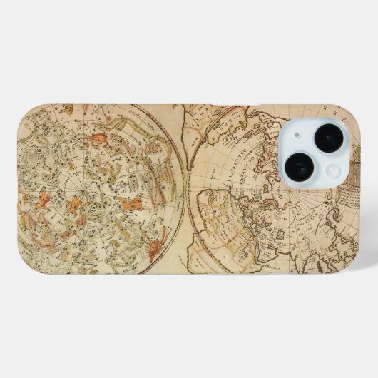 ヴィンテージ天球図ジョセフ・モクソン Case-Mate iPhoneケース (裏面 (横))
