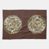 ヴィンテージ天球天球図（ピーター・アピアン） キッチンタオル (横)