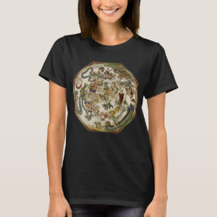 ヴィンテージ天球天球図(ピーター・アピアン) Tシャツ