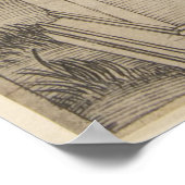 ヴィンテージ天皇皇帝マルカスアウレリウスイラストレーション ポスター (角)