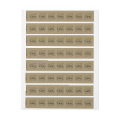 ヴィンテージ天秤座ヘベリアススタイル ラップアラウンド宛名ラベル (シート)