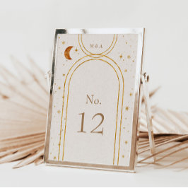 ヴィンテージ天結婚月星表 出欠カード