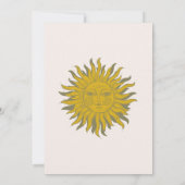 ヴィンテージ天結婚植物学 招待状 (裏面)