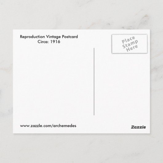 ヴィンテージ太平洋サーフ ポストカード (裏面)