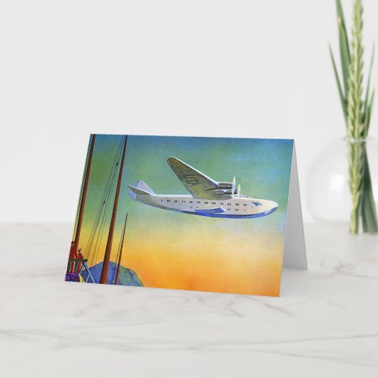 ヴィンテージ太平洋旅行 カード (正面)