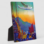 ヴィンテージ太平洋旅行 フォトプラーク (側面)