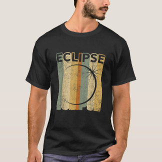 ヴィンテージ太陽のレトロEclipse TシャツサンムーンスカイT Tシャツ