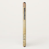 ヴィンテージ太陽の電源装置特許 Case-Mate iPhoneケース (裏面/左)