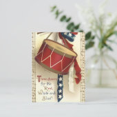 ヴィンテージ太鼓 ポストカード (スタンド正面)