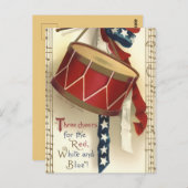 ヴィンテージ太鼓 ポストカード (正面/裏面)