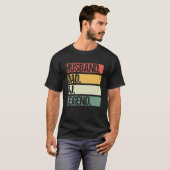 ヴィンテージ夫パパDj Disk Legend Music Faters Tシャツ (正面フル)