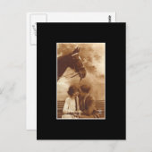 ヴィンテージ夫婦 ポストカード (正面/裏面)