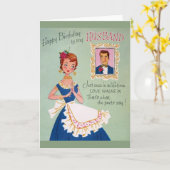 ヴィンテージ夫誕生日グリーティングカード カード (黄色い花)