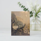 ヴィンテージ失ったザヒツバイブルイラストレーション1878 ポストカード (スタンド正面)