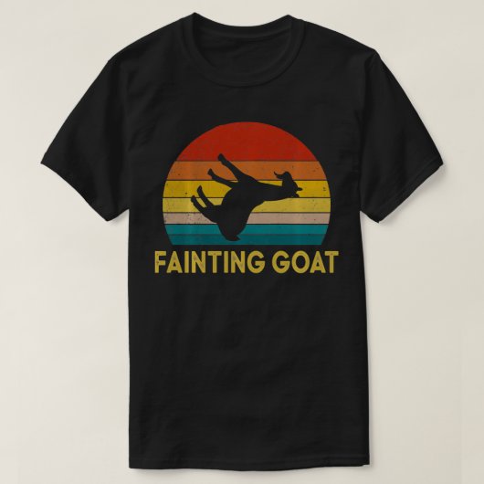 ヴィンテージ失神ヤギ動物愛好家 Tシャツ (デザイン正面)