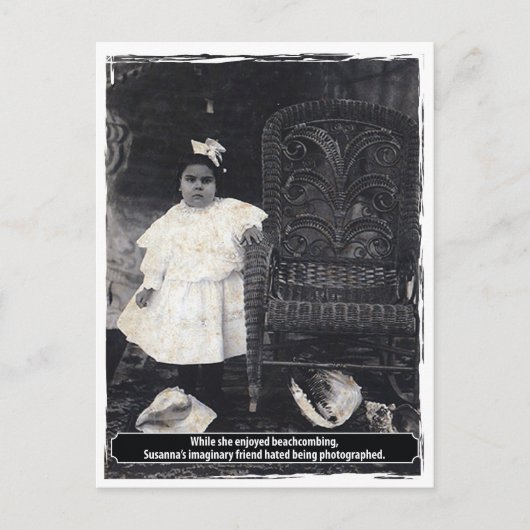 ヴィンテージ奇妙なスザンナス想像上の友人 ポストカード (正面)
