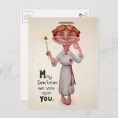 ヴィンテージ奇数はがきビクトリアン ポストカード (正面/裏面)