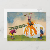 ヴィンテージ奇数イースターポストカード ポストカード (正面/裏面)