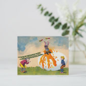 ヴィンテージ奇数イースターポストカード ポストカード (スタンド正面)