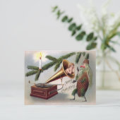 ヴィンテージ奇数ピネコーンクリスマスポストカード ポストカード (スタンド正面)