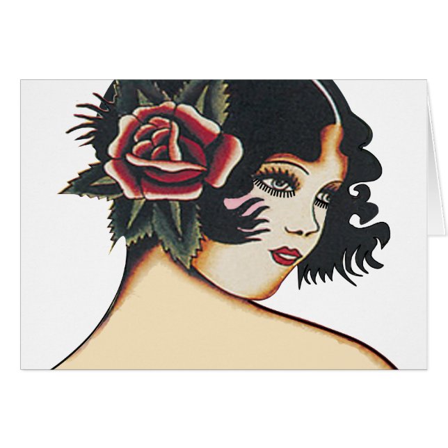 ヴィンテージ女の子らしい女の子 (正面横)