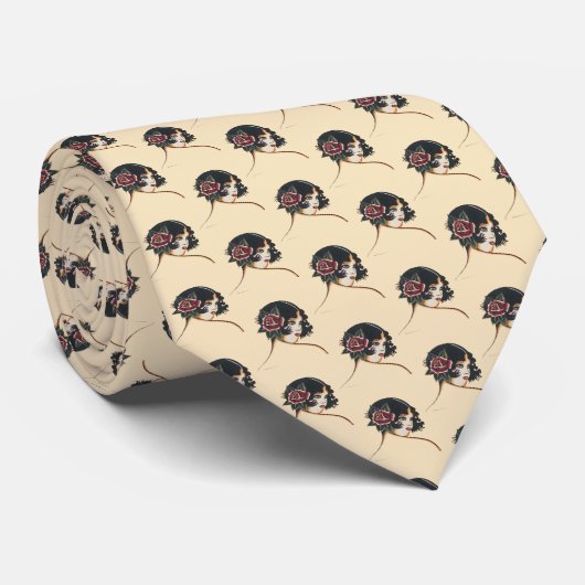 ヴィンテージ女の子らしい女の子 ネクタイ (ロール)