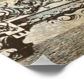 *~*ヴィンテージ女ビクトリアン性アールヌーボーAR23 ポスター (角)