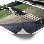 ヴィンテージ女子ゴルファーのポスター ポスター (角)