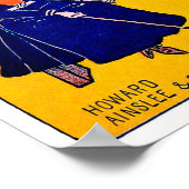 ヴィンテージ女子ゴルファープリント ポスター (角)