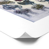 ヴィンテージ女子ファッション1800年代 ポスター (角)