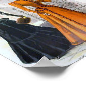 ヴィンテージ女子ファッション1890年代 ポスター (角)