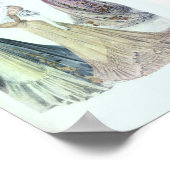 ヴィンテージ女子ファッション1900年代 ポスター (角)