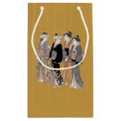 ヴィンテージ女子日本のグループ スモールペーパーバッグ (裏面)