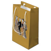 ヴィンテージ女子日本のグループ スモールペーパーバッグ (裏面アングル)