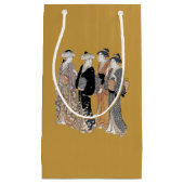 ヴィンテージ女子日本のグループ スモールペーパーバッグ (正面)