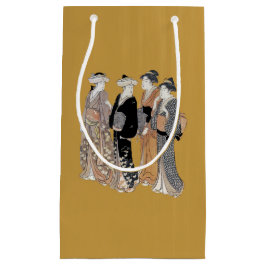 ヴィンテージ女子日本のグループ スモールペーパーバッグ