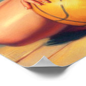 ヴィンテージ女子 ポスター (角)