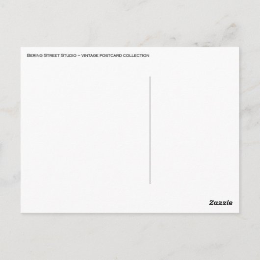 ヴィンテージ女性のカーボーイはがき ポストカード (裏面)