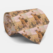 ヴィンテージ女性のカーボーイカウボーイウーマンオンホースバイダントン ネクタイ (ロール)