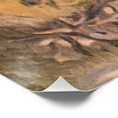 ヴィンテージ女性のカーボーイカウボーイウーマンオンホースバイダントン ポスター (コーナー)